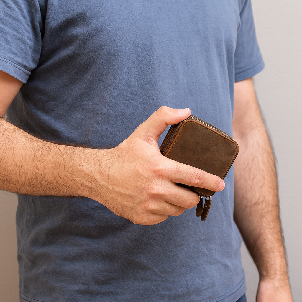 Boîte à Bijoux Homme Cuir