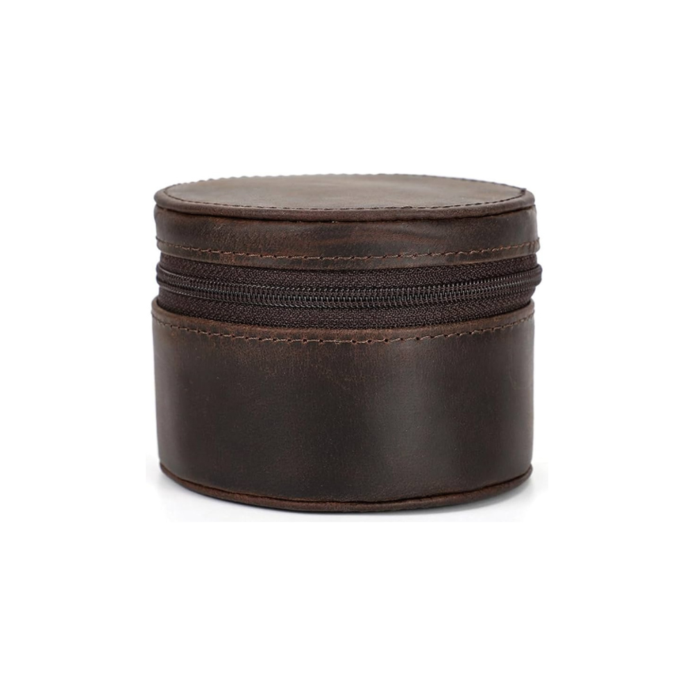 Boîtier Voyage Montre Cuir