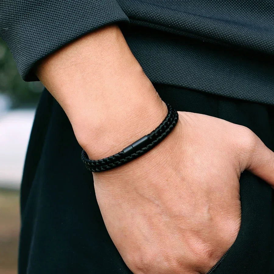 Bracelet Homme Tressé en Corde