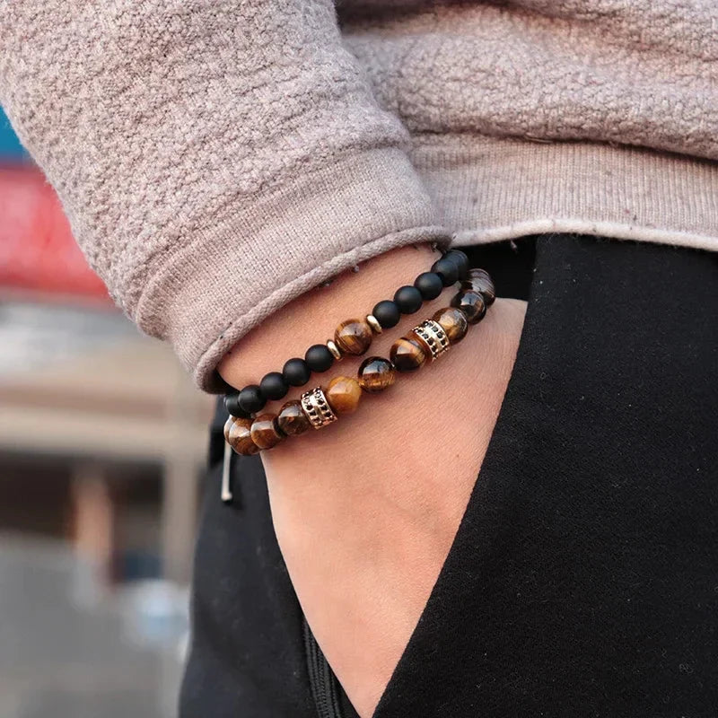 Bracelet Double Homme Œil
