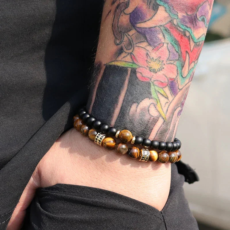 Bracelet Double Homme Œil
