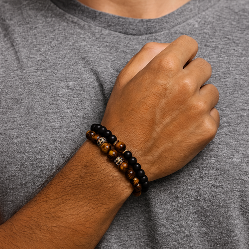 Bracelet Double Homme Œil