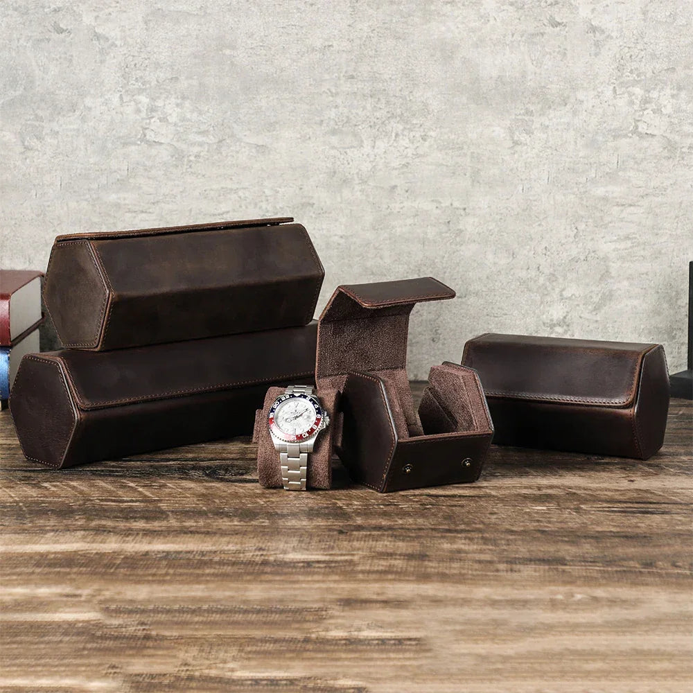 Coffret Range Montre Cuir