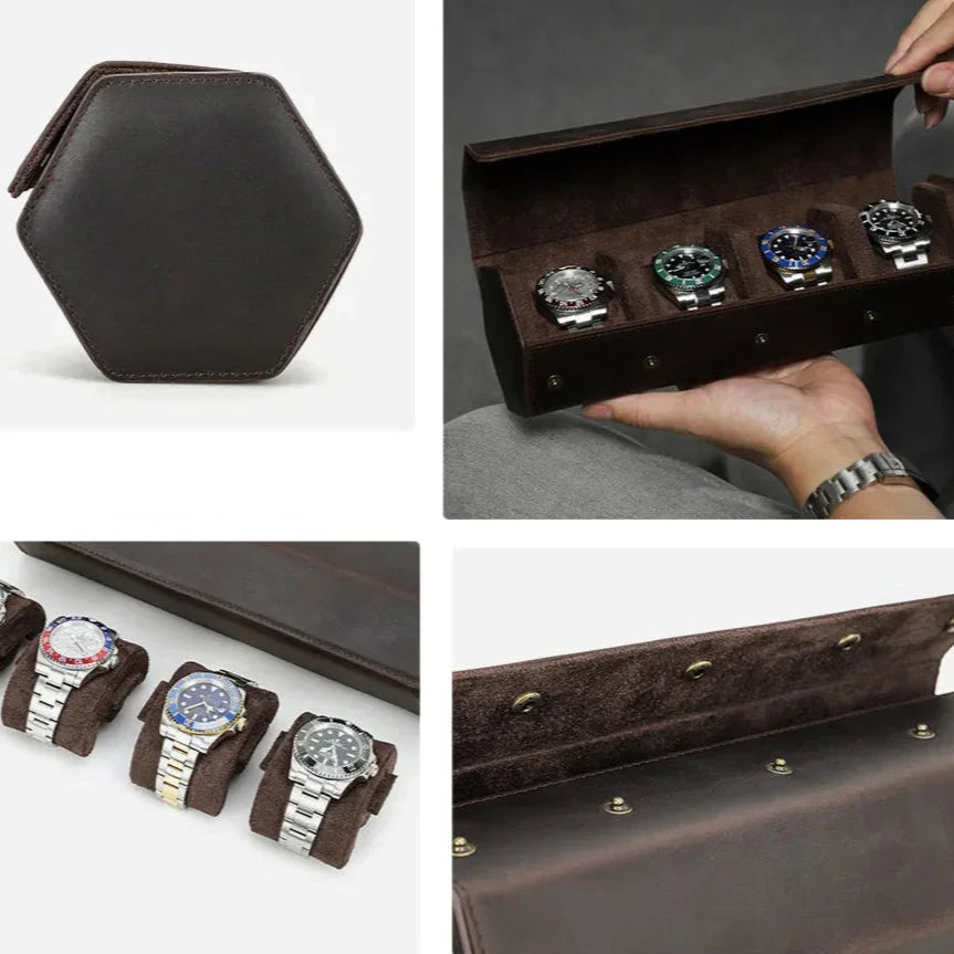 Coffret Range Montre Cuir