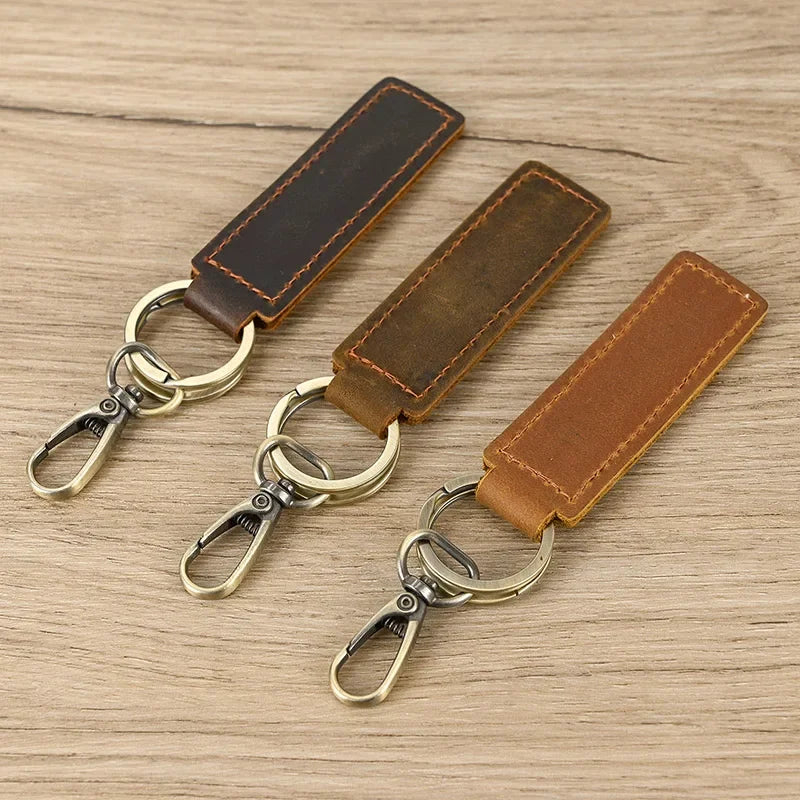 Lot de 3 Porte-Clés Cuir