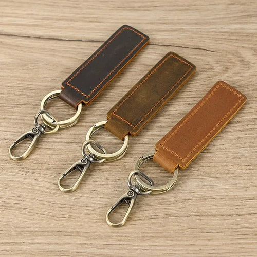 Lot de 3 Porte-Clés Cuir