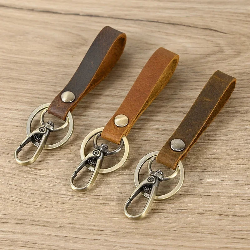 Lot de 3 Porte-Clés Cuir
