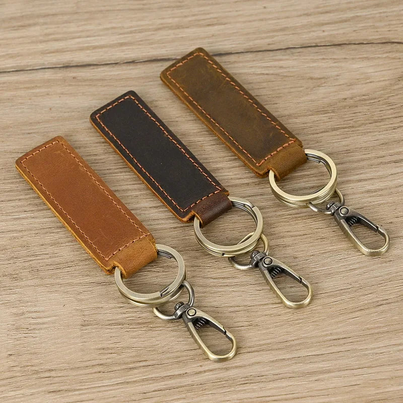 Lot de 3 Porte-Clés Cuir