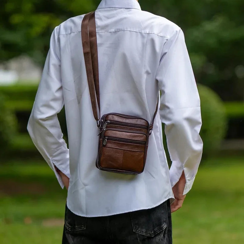 Petite Sacoche Cuir Homme