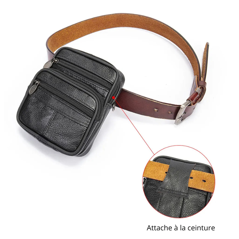 Petite Sacoche Cuir Homme