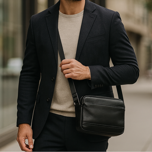 Petite Sacoche Homme Cuir