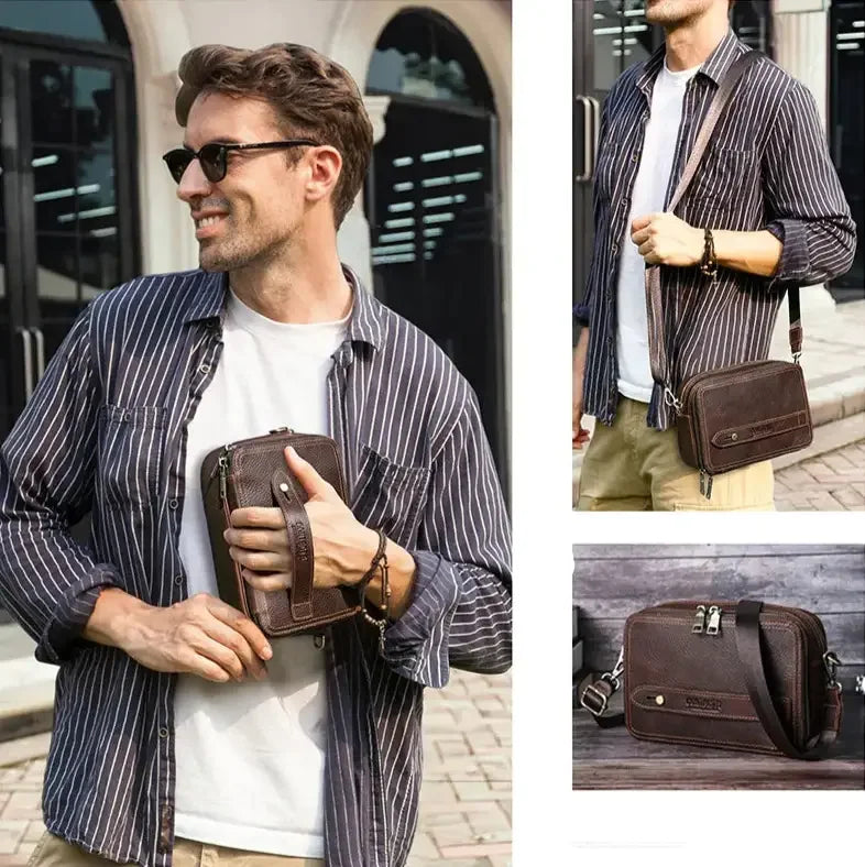 Pochette Bandoulière Cuir