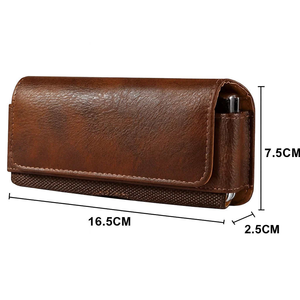 Pochette Ceinture Cuir Homme