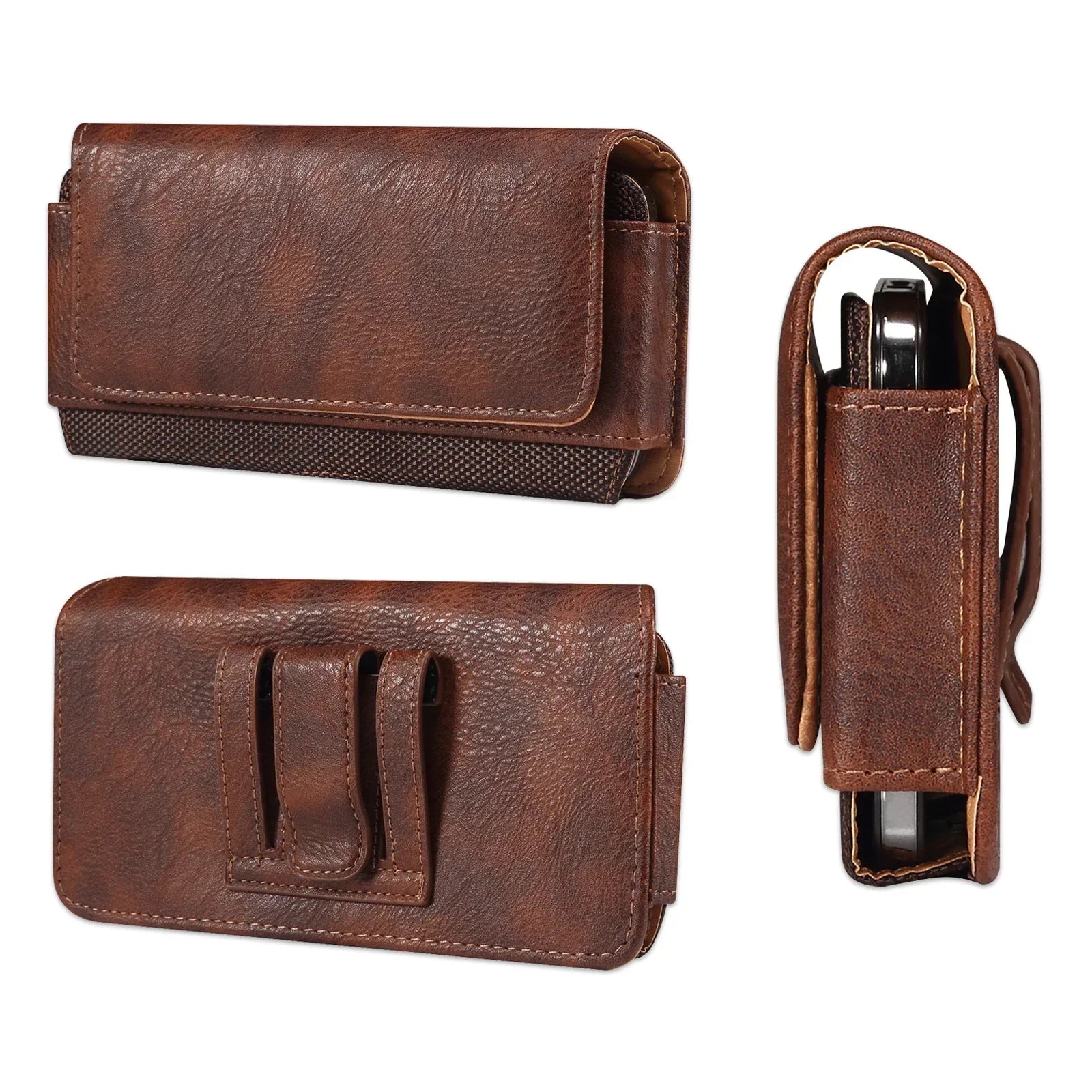 Pochette Ceinture Cuir Homme