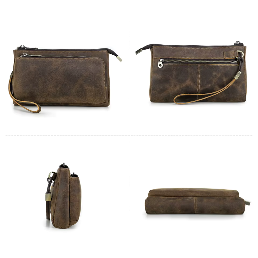 Pochette Cuir Homme