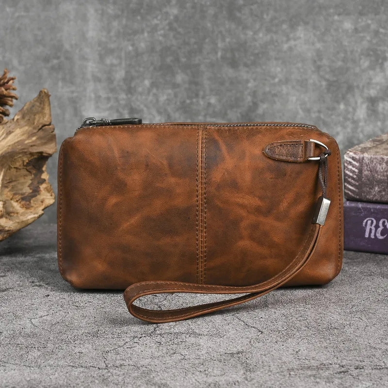 Pochette Cuir Homme