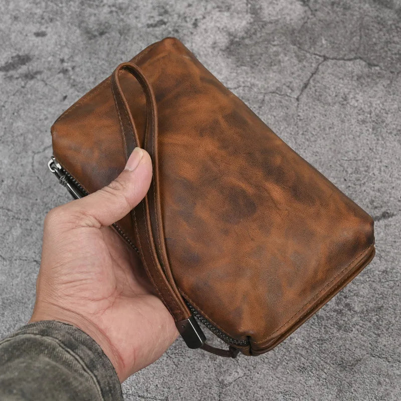Pochette Cuir Homme