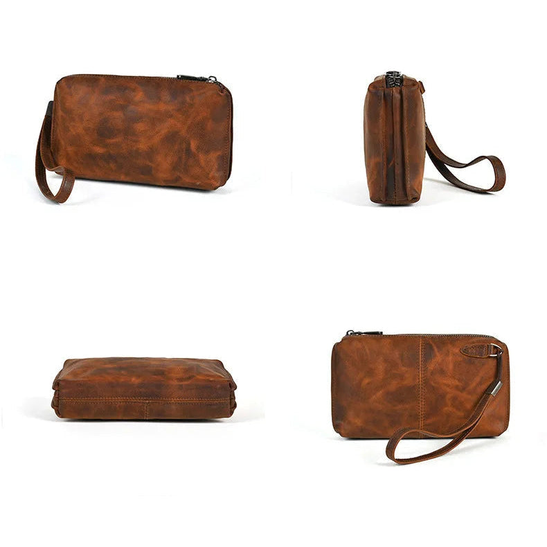 Pochette Cuir Homme