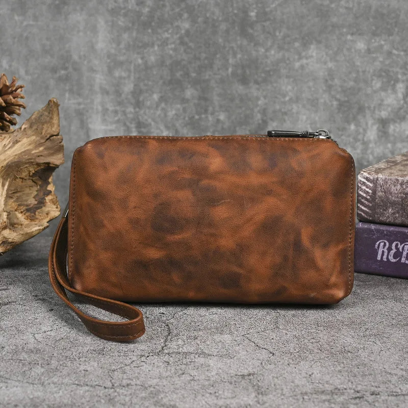 Pochette Cuir Homme