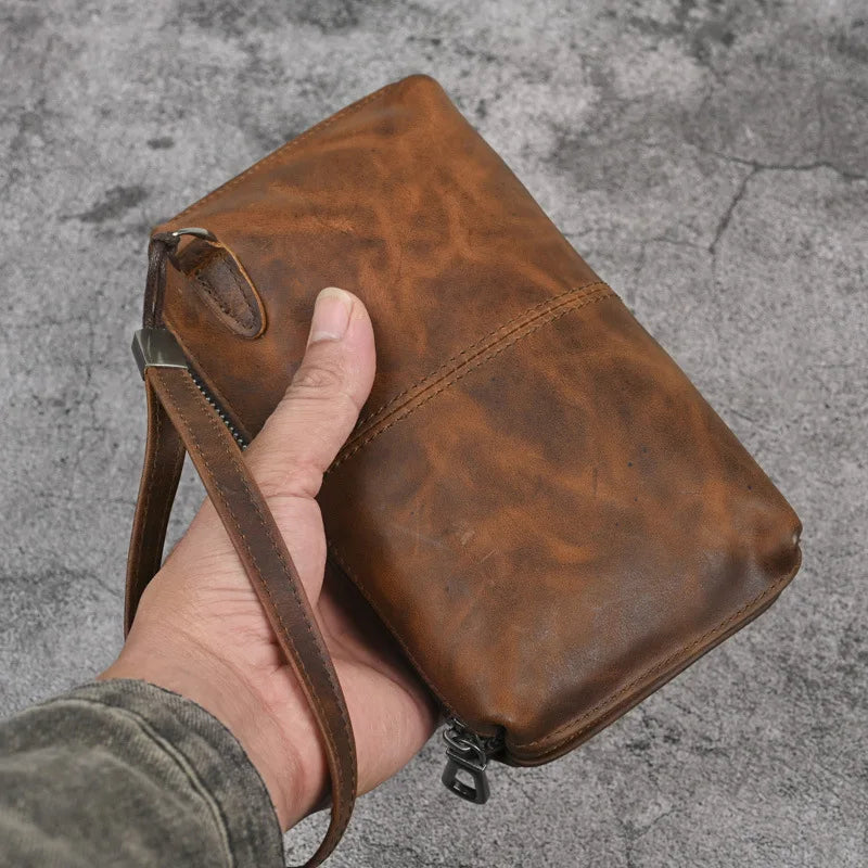 Pochette Cuir Homme