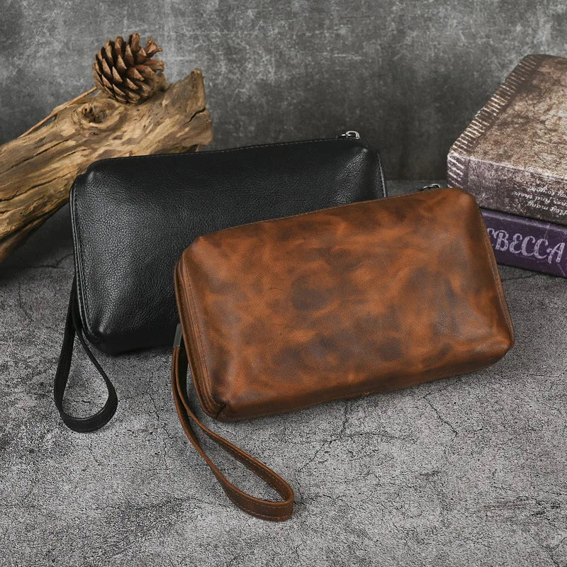 Pochette Cuir Homme