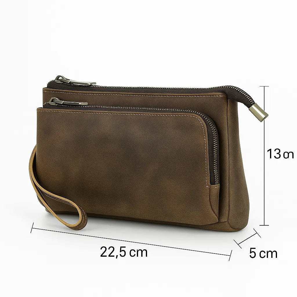 Pochette Cuir Homme