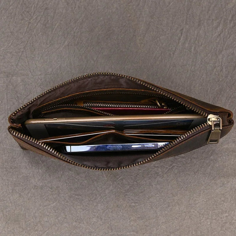 Pochette Cuir Homme