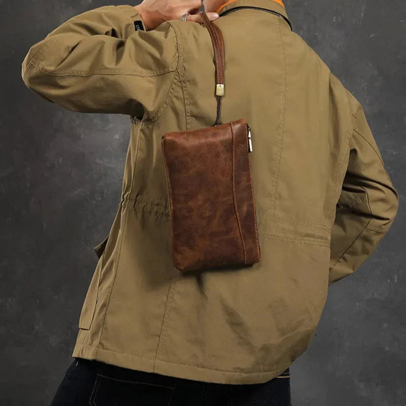 Pochette Cuir Homme