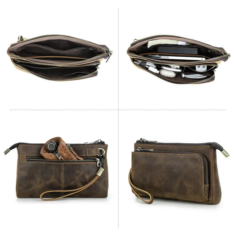 Pochette Cuir Homme