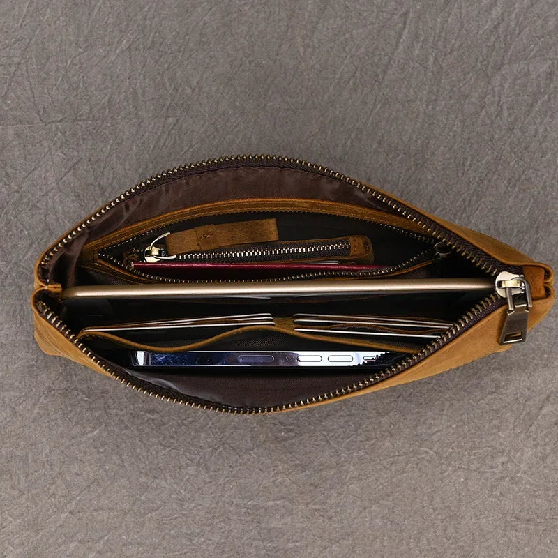 Pochette Cuir Homme