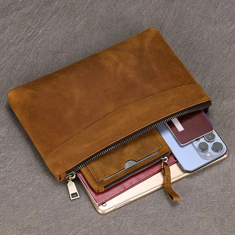 Pochette Cuir Homme