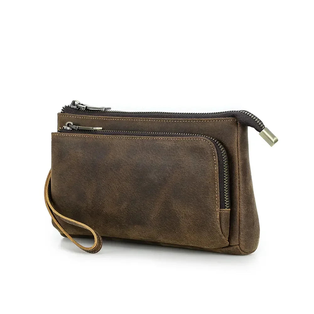 Pochette Cuir Homme