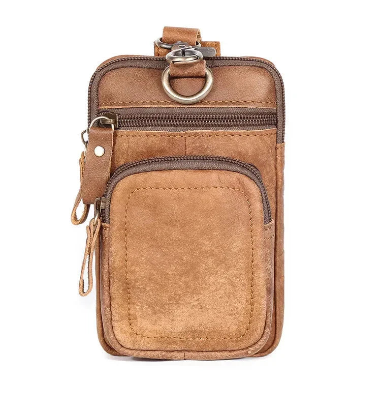 Pochette Homme Cuir Ceinture
