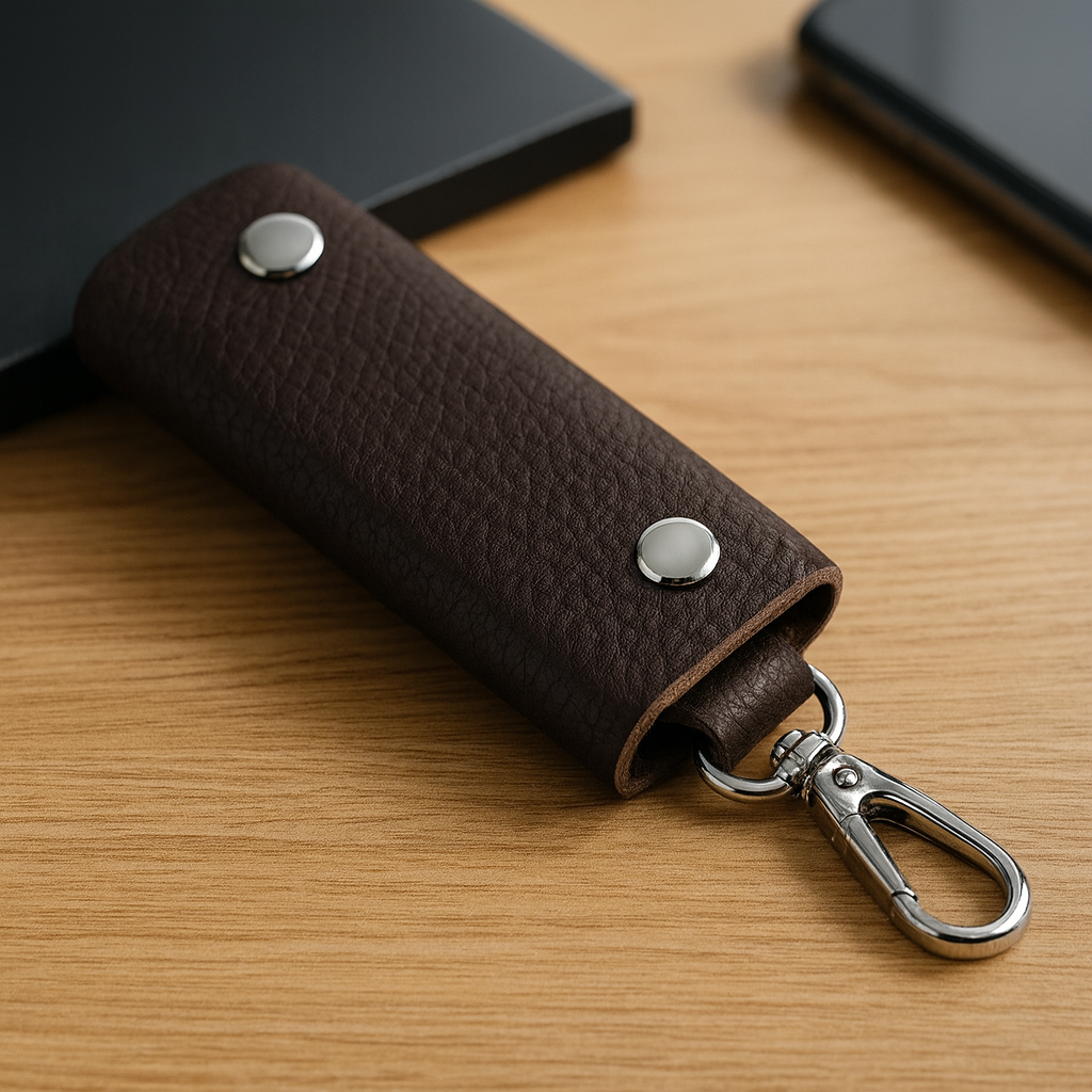 Pochette Porte-Clés Homme Cuir