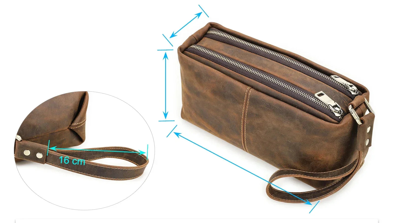 Pochette Homme Cuir