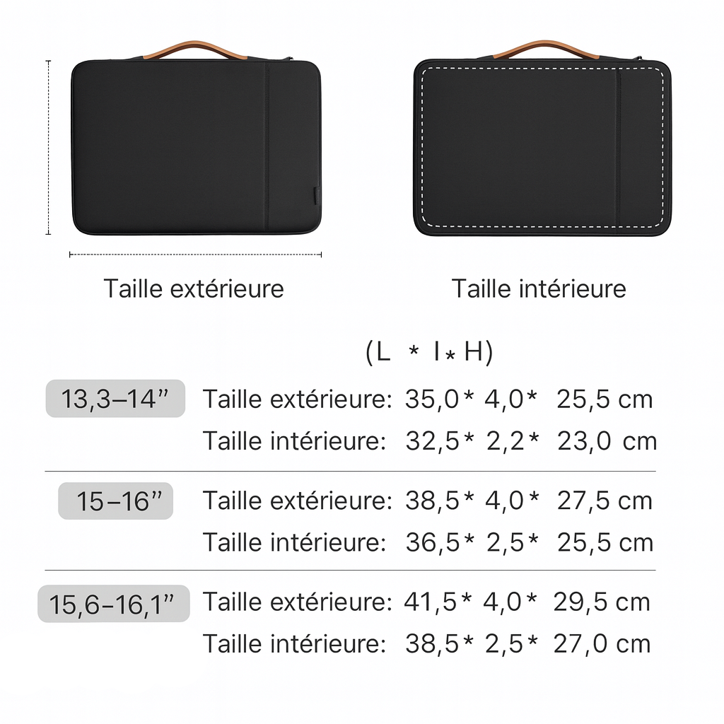 Pochette pour PC