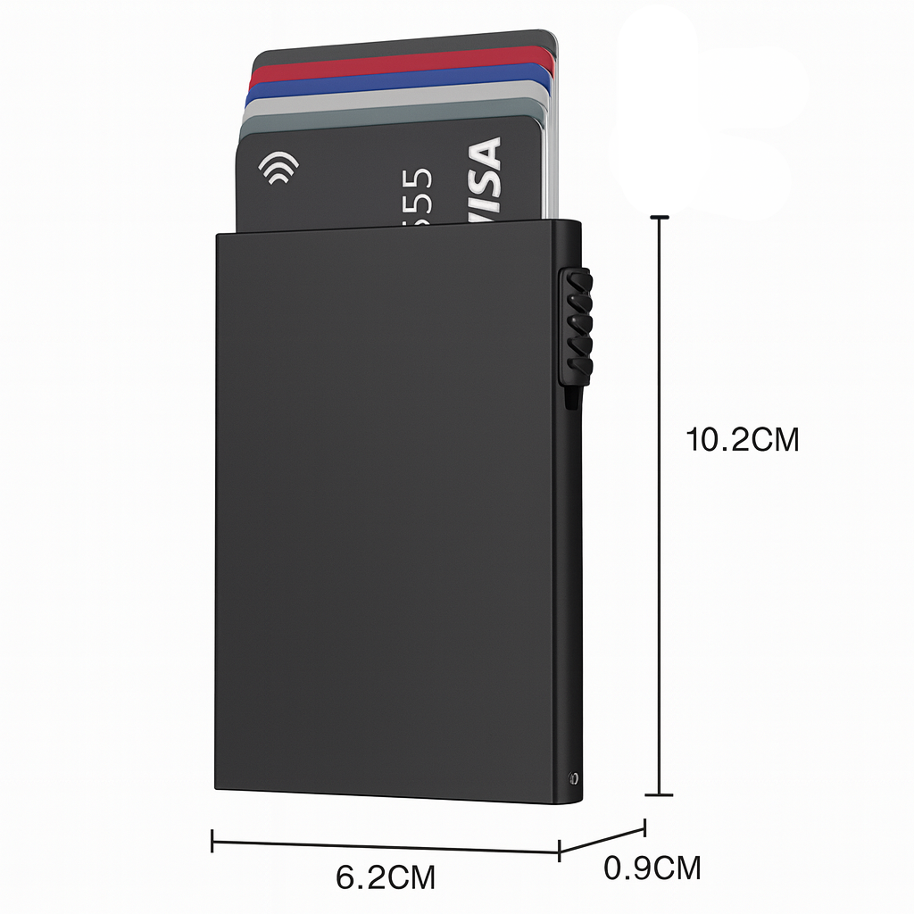 Porte-Cartes Aluminium Homme