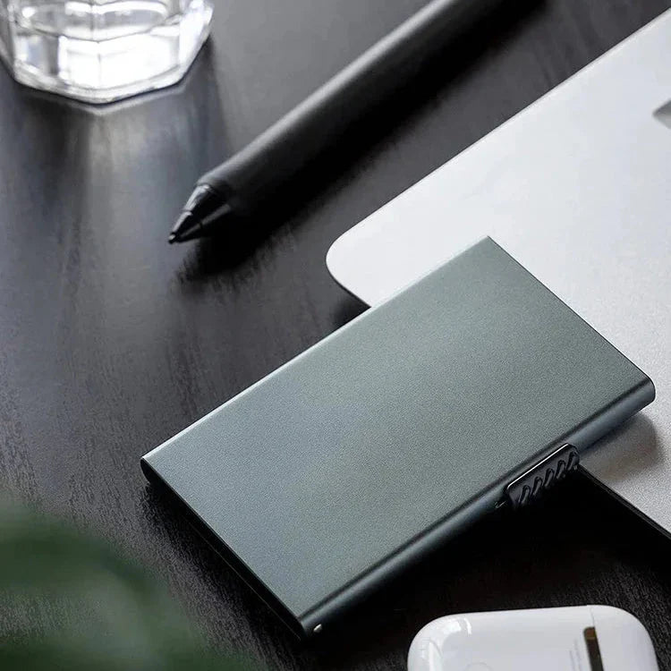 Porte-Cartes Aluminium Homme