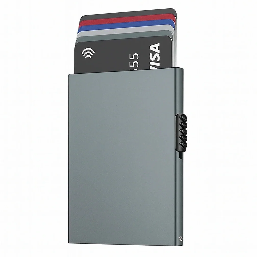 Porte-Cartes Aluminium Homme