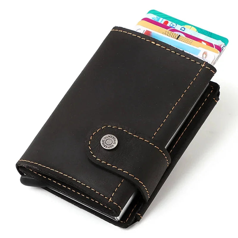 Porte-Cartes RFID Homme Cuir