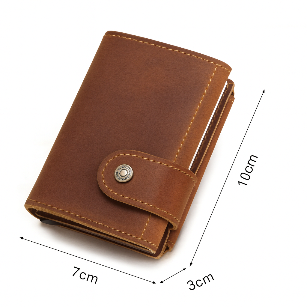 Porte-Cartes RFID Homme Cuir
