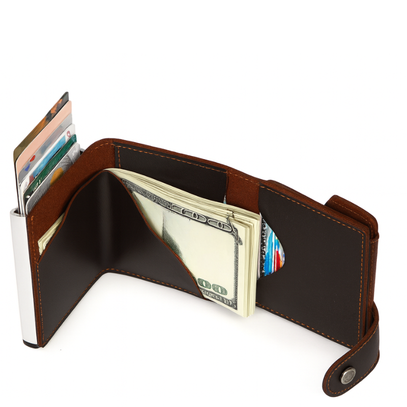 Porte-Cartes RFID Homme Cuir