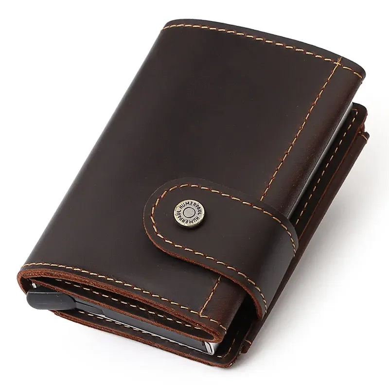 Porte-Cartes RFID Homme Cuir