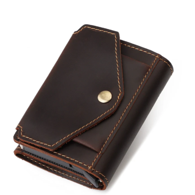 Porte-Cartes RFID Homme Cuir
