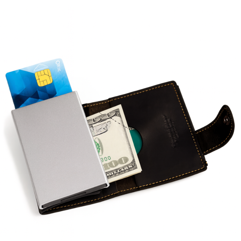 Porte-Cartes RFID Homme Cuir