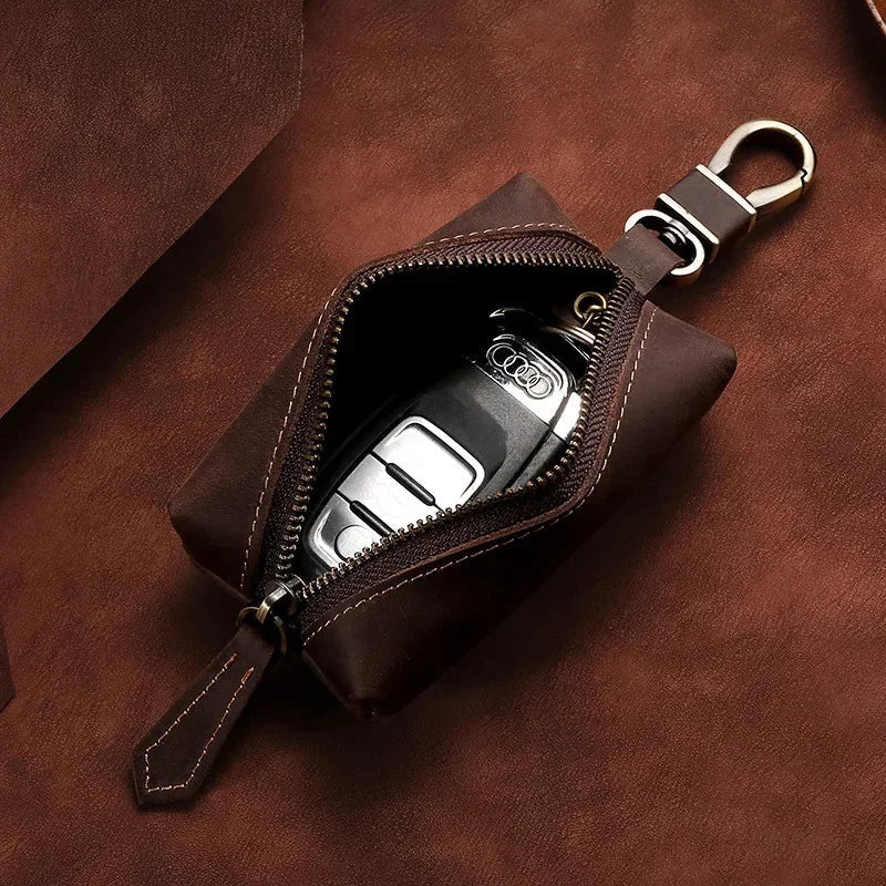 Porte-Clé de Voiture Cuir