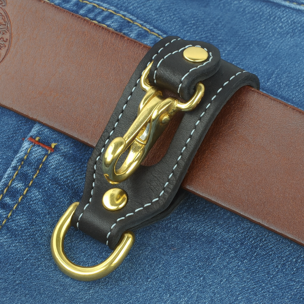 Porte-Clés Ceinture Homme Cuir