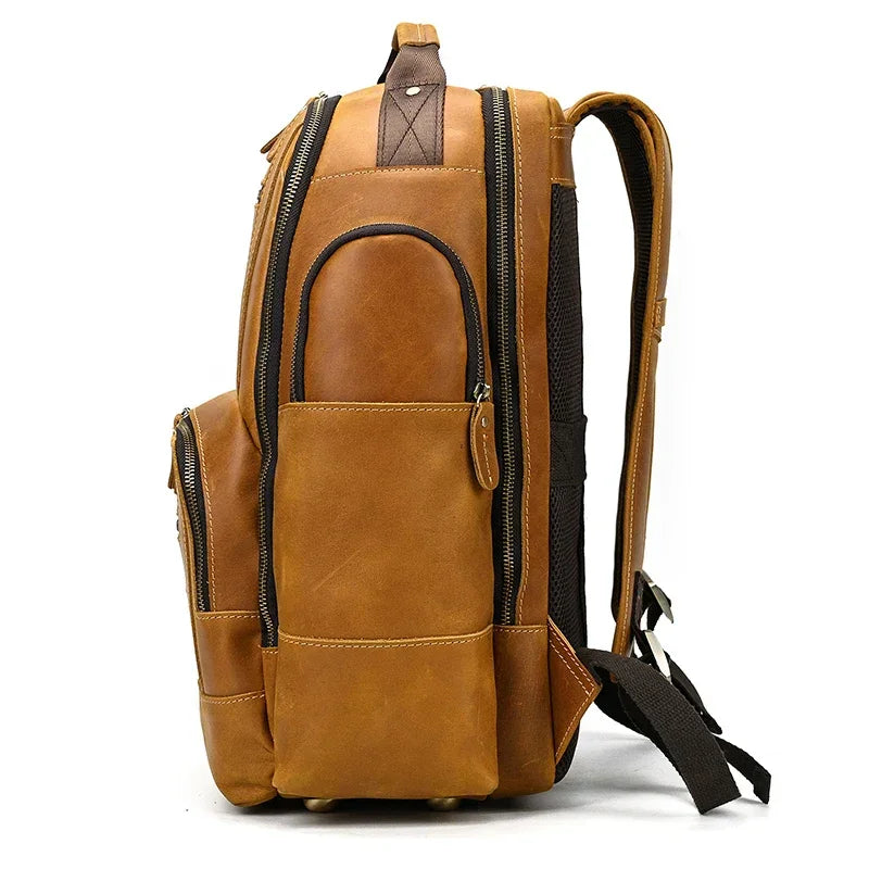 Sac à Dos Cuir Homme Vintage
