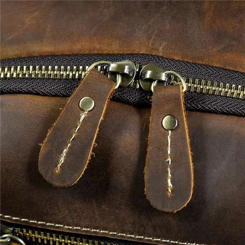 Sac à Dos Cuir Homme Vintage