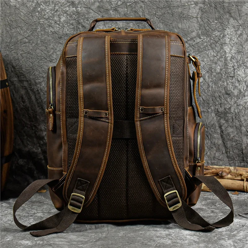 Sac à Dos Cuir Homme Vintage